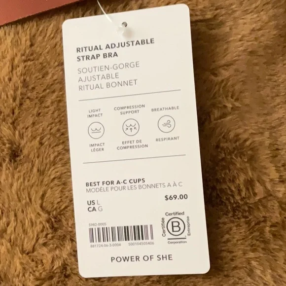 Athleta Ritual Adjustable Bra - Picture 3 of 3